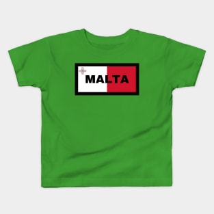 Malta in Maltese Flag Kids T-Shirt